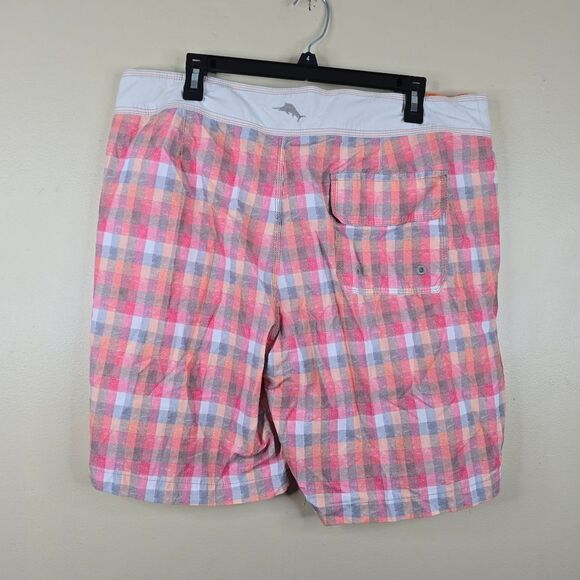 Tommy Bahama plaid swim trunks size 36 - Picture 4 of 6